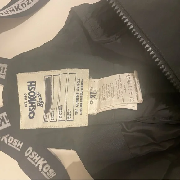 Kids Black Snow Pants 3T - Picture 3 of 5